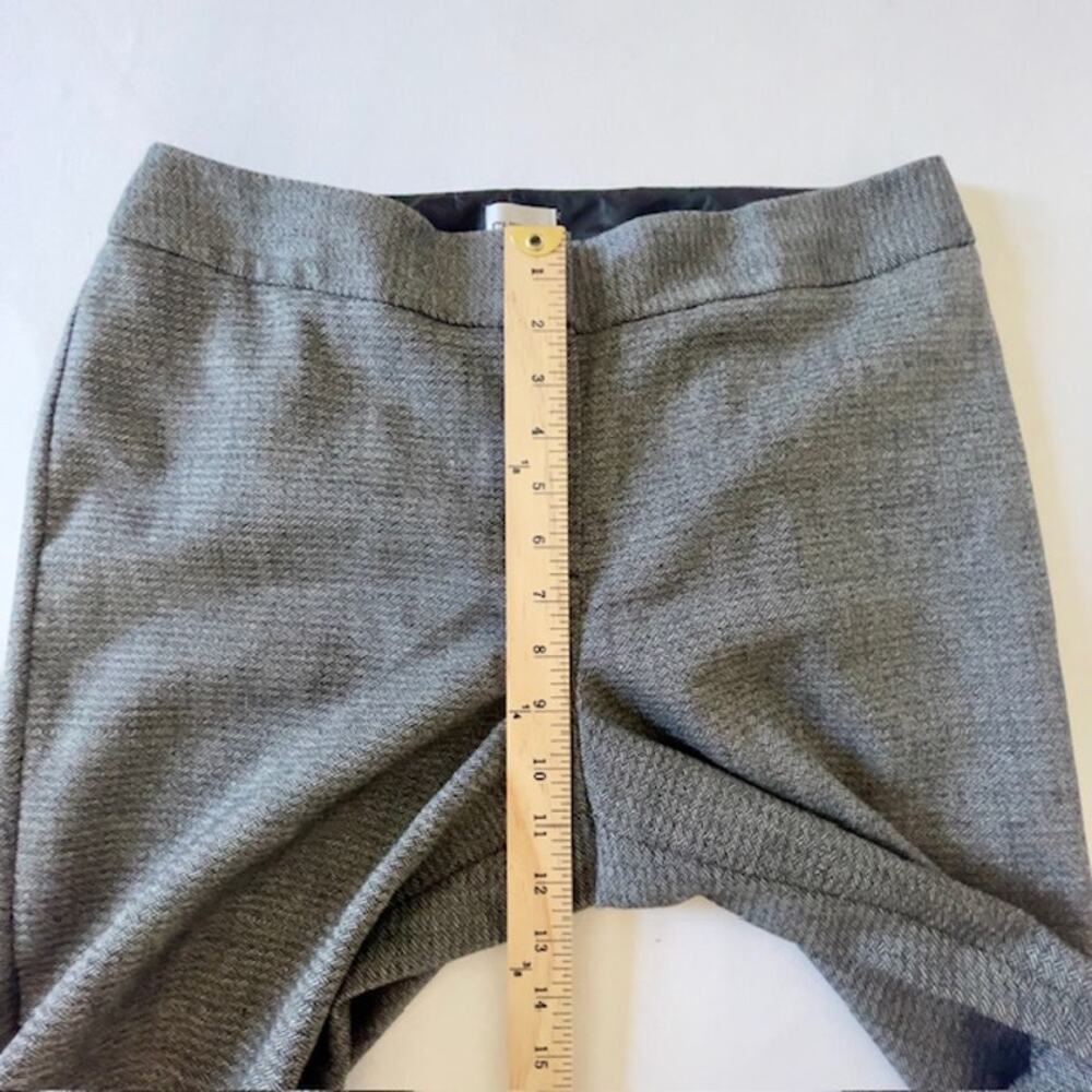 Chicos Womens Size 2 Gray Herringbone Dress Pants Career Classic 29.5 inseam - Picture 7 of 10